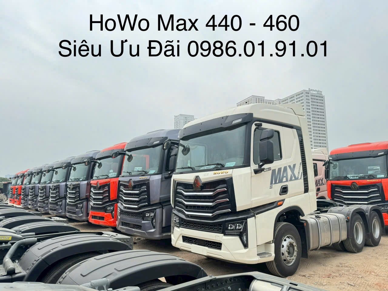 Xe Đầu Kéo HoWo MAX 440hp Nhập Khẩu 2025